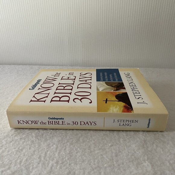 Know the Bible in 30 Days 2008 Paperback Book by J. Stephen Lang - Picture 2 of 15
